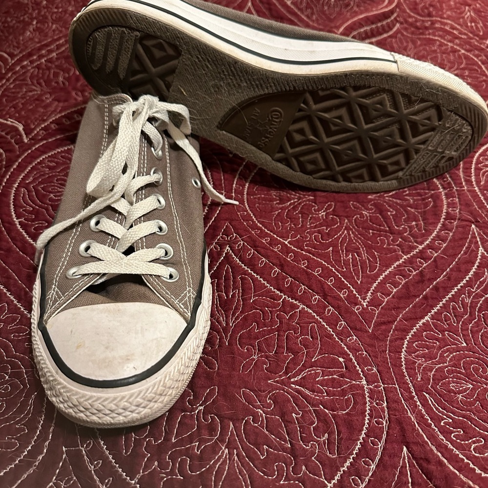 Gray Canvas Sneakers
